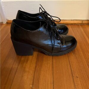 Dirty Laundry Black Patent Ankle Booties